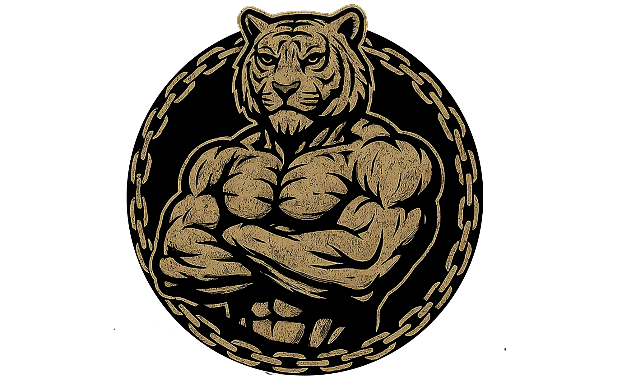 tigre sem fundo
